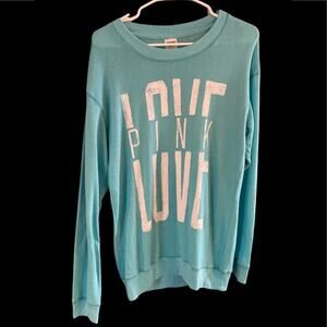 Victoria’s Secret Pink Aqua Oversized Top S